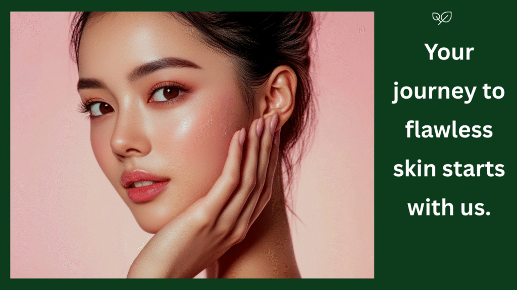 Glowing healthy skin close-up of a woman at a premium skin care clinic in Vashi – promoting flawless skin and advanced aesthetic treatments.